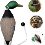 Stuffed Duck Dog Toy For Aggressive Chewers No Stuffing Teeth Grinding Quacking Sound For Dog Training And Throwing Durable Pet Toy For Fun And Engagement