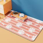 Dogs And Cats Eating Mat Anti-overflow Waterproof Easy To Clean Pet Water-absorbing Quick-drying Meal Diatom Mat - Image 7