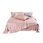 Silk Four Piece Set, Solid Color, Simple Nordic Style - Image 8