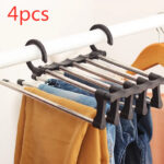 Telescopic Folding Multifunctional Pants Rack Pants Hanger Household - Image 8