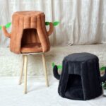 Cat House Cat Kennel Cat Supplies Pet Nest Cage Cat Nest Cat Pet Nest Cat Home Cat Room Brown Pet Nest Plush Cat Bed Nest Cat Cute Cat Cage - Image 6