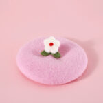 Pet Cat Dog Wool Felt Flower Hat - Image 4