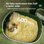 Oversized Litter Box Large Space Splash-proof - Image 4