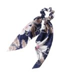 Fashion Long Streamer Printed Fabric Tie Hair Accessory For Ponytail Tie-up Hair Top Cuft - Image 2