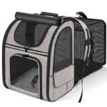 Cat Bag Portable Cat Backpack Extendable Pet Diaper Bag - Image 7