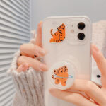 Cute Simple Tiger Transparent All-inclusive Phone Case - Image 6