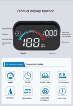 Head-Up Display Car GPS Universal Speed Compass HD Projector E-dog Version - Image 9