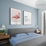 Simple Bedroom Dining Room Background Wall English Alphabet Mural - Image 4