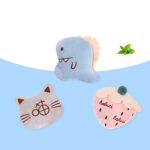 Cat Plush Strawberry Dinosaur Toy Containing Catnip - Image 5