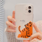 Cute Simple Tiger Transparent All-inclusive Phone Case - Image 4