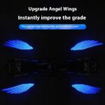 Motorcycle Down-corner Lamp Angel Wings Projection Chassis Modified General Ambience Light - Image 2