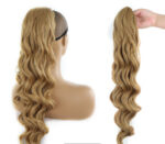 Wig Big Wave Drawstring Ponytail Matte High Temperature Silk Chemical Fiber Wig - Image 9