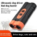Dog Drives Ultrasonic Two-head Sound Wave Bark Stopper Torch Dog Repellent Artifact - Image 2
