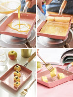 Square Thick Bottom Flat Maifan Stone Non-Stick Pan - Image 5