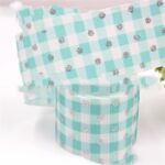 25mm Plaid Laser Silver Thermal Transfer Thread Ribbon - Image 4