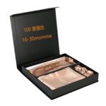 Bright Version Silk Pillowcase Eye Mask Hair Ring Three-piece Set 22 M Gift Box Set - Image 5