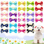 Small Daisy Pet Head Rope Pastoral Style Cat Dog Head Flower Rubber Band