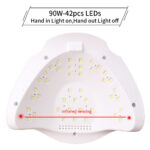 Nail Phototherapy Lamp 90W, Multiple Timing 42 Pieces - Image 5