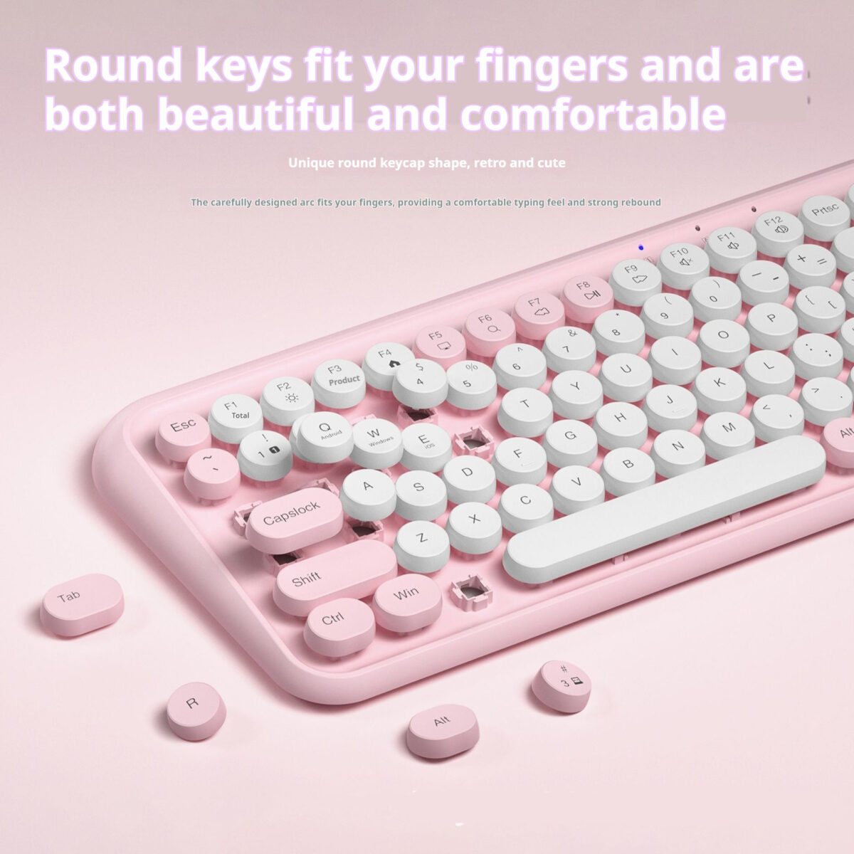 Dual-mode Wireless Bluetooth Mute Portable Keyboard - Image 2