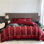 Pure Cotton Four-piece Light Luxury Simple Luxury Spring And Summer Duvet Cover - Image 5
