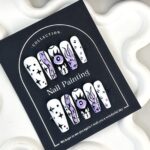 Mid-length Hand-painted Cartoon Hand-worn Fake Nails - Image 2