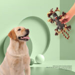 Tooth Grinding Toys For Large Dogs, Outdoor Tree Branch Training, Bite Resistant Rubber Rope, Tpr Knot, Log Pet Toy, Rope Ball - Image 5