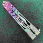 Outdoor Fancy Swinging Knife Camping Folding Knife Cold Weapon Travel Fruit Knife - Image 8