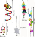 7PCs Parrot Toys Bird Cage Accessories - Image 10