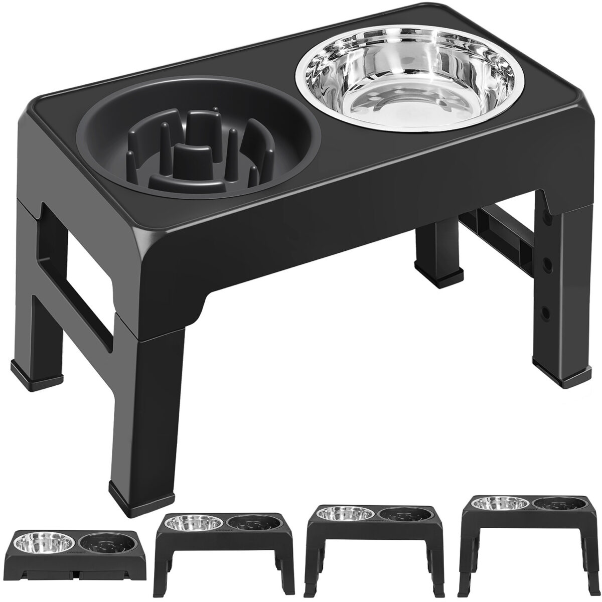 Adjustable Lifting Dog Bowl Food Basin Integrated - Image 3