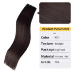 Second Generation Hand-knitted Hair Weft White Hair Extension Braid Real Hair - Image 7
