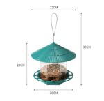 Outdoor Garden Hanging Transparent Bird Feeder - Image 4