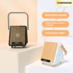 Wireless Charging Induction Bluetooth Speaker Small Night Lamp - Image 2