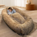 Queen Bed Pet Plush Sofa For Owner And Dog - Image 7