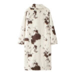 Women's Animal Pattern Imitation Fur Coat - Image 4