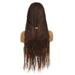 European And American Ice Silk Hair With Turban Wig Three-strand Braid Brazilian Hook Stretch Net - Image 4