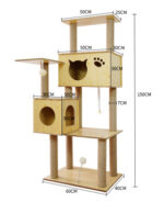 Cat Crawl Nest Scratching Board Tree Supplies Pet Toy Space Capsule - Image 5