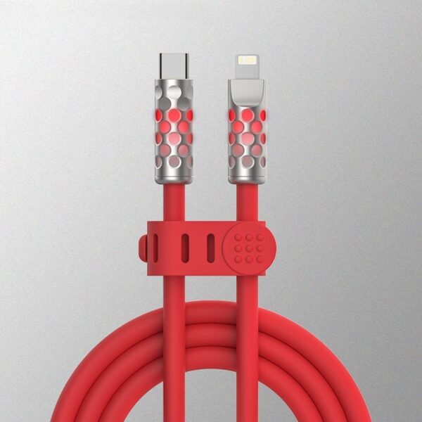 Full Power Fast Charging Liquid Silicone Luminescent Data Cable