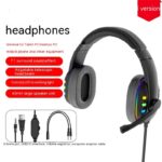 Headset Game Headset With LED Breathing Light Microphone - Image 9