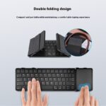 Mobile Phone Tablet Folding Bluetooth Keyboard Portable Mute - Image 3