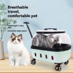Cat Bag Pet Trolley Bag Go Out Dog Transparent - Image 2