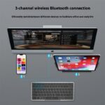 Three-in-one Wireless Bluetooth Touch Pad Wireless Keyboard Leather Sheath Stand Ipad Mobile Phone Universal - Image 3