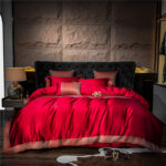 High-grade Brocade Four-piece High Precision 200 Long-staple Cotton Bedding - Image 10