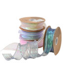 Fishtail Yarn Floral Flower Gift Bouquet Diy Material Package Colorful Wave Ribbon - Image 3