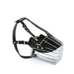 Dog Muzzle Adjustable Basket Soft Straps Rubber Pet Anti-bite Muzzle - Image 4