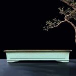 Handmade Retro Purple Sand Glaze Bonsai Flower Pot