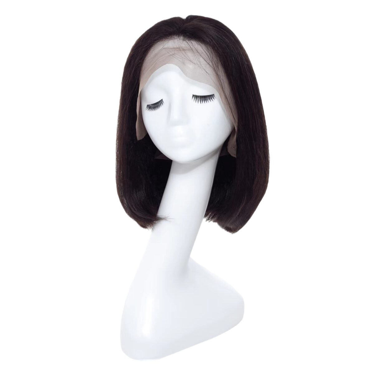 134 Front Lace Bobo Bobhaircut Natural Color Full Human Hair - Image 5