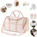 Portable Cat Foreskin Leather Portable Pet Bag Breathable And Foldable - Image 6