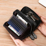 Womens Embroidery Car Stitching Trend Multifunctional Card Case - Image 10