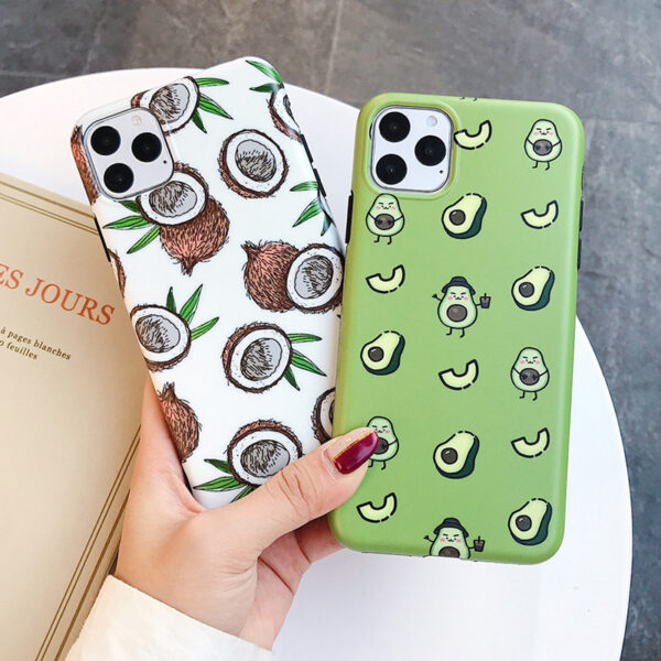 Green avocado phone case