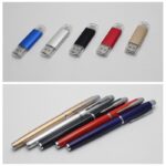 Factory direct businessthin wireless mouse + mobile U disk + pen three pieces of office gift custom-made LOGO - Image 2